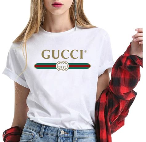 t shirt gucci feminina|gucci t shirt women original.